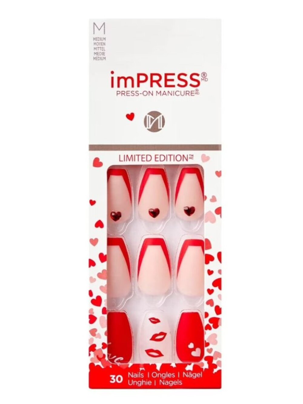 KISS imPRESS Limited Edition Press-On Manicure - Favorite One M